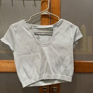 Pacsun Light Blue Baby Tee Size M